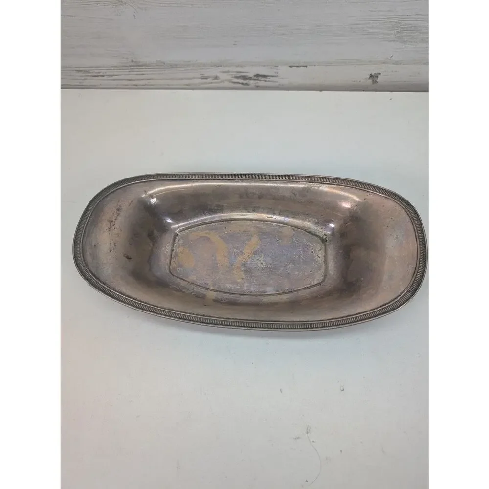 Vintage Reed & Barton Silver Plate‎ Oval Serving Bowl 12